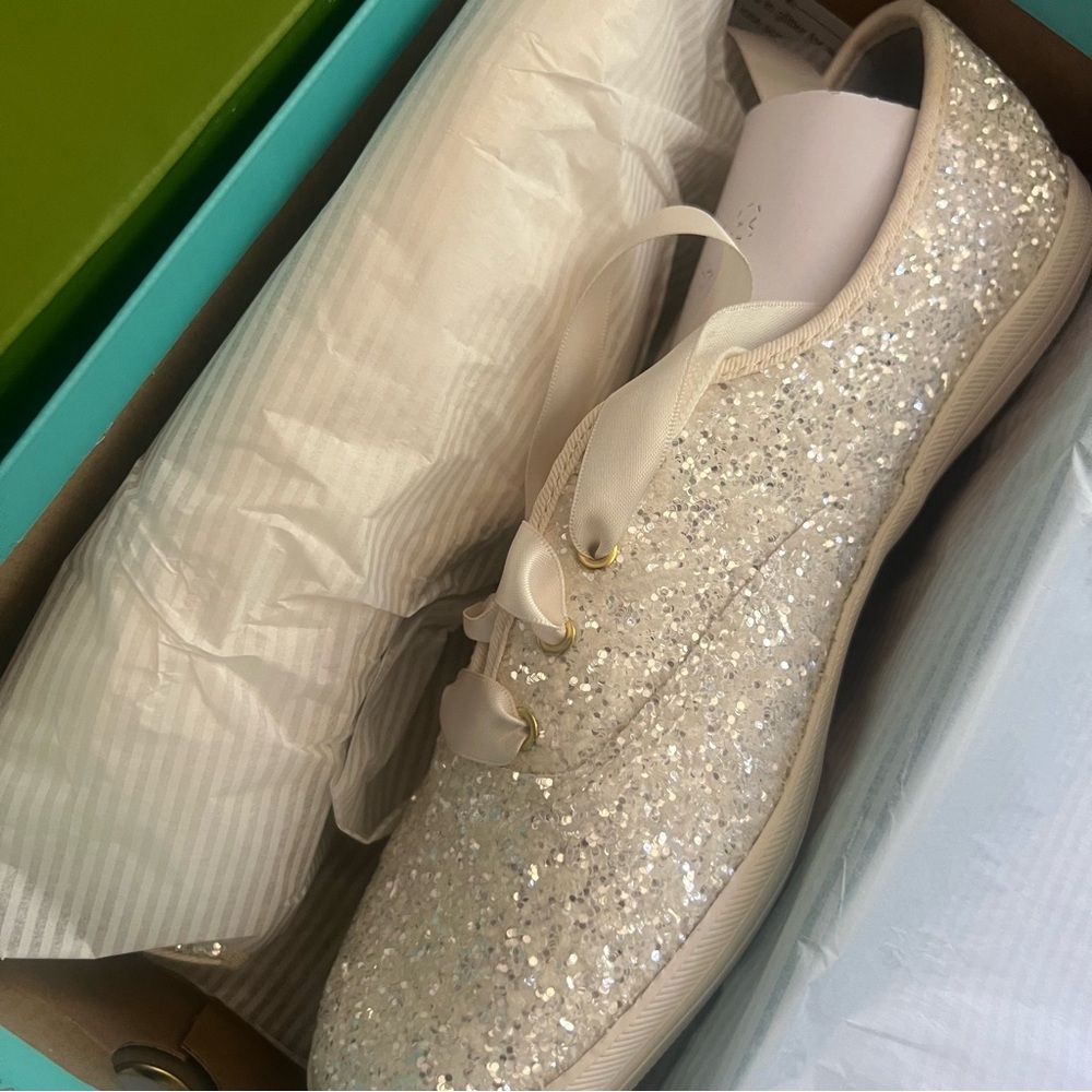 Kate Spade Glitter Keds - Women’s 10